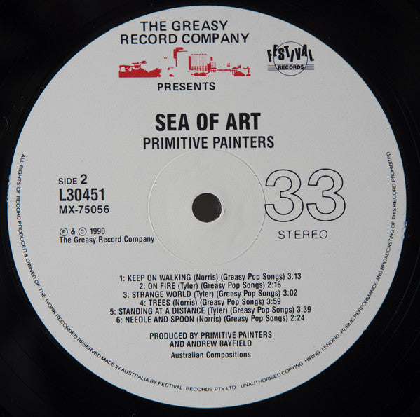 Primitive Painters – Sea Of Art LP vinyl record, image 4 of 6