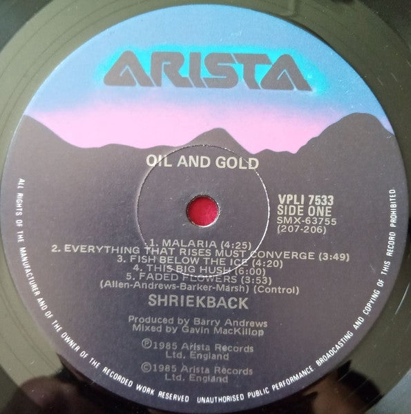Shriekback – Oil And Gold LP vinyl record, image 3 of 6