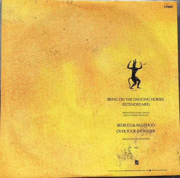 Echo & The Bunnymen – Bring On The Dancing Horses 12" vinyl record, image 2 of 4