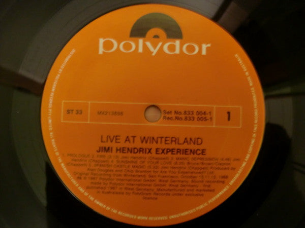 The Jimi Hendrix Experience – Live At Winterland (2xLP) LP vinyl record, image 3 of 8