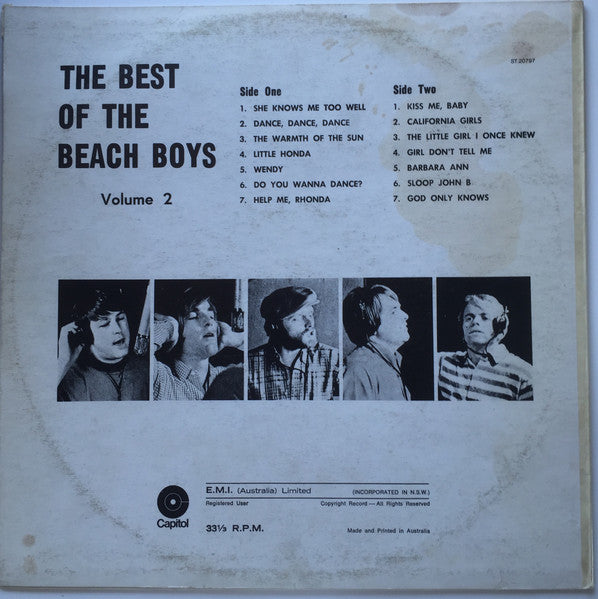 The Beach Boys – The Best Of The Beach Boys Volume 2 LP vinyl record, image 2 of 4