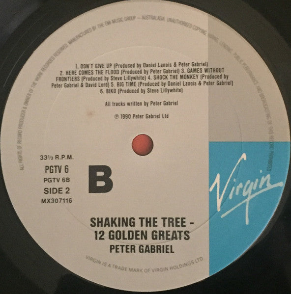 Peter Gabriel – Shaking The Tree (Twelve Golden Greats) LP vinyl record, image 6 of 6