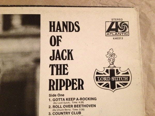 Lord Sutch And Heavy Friends – Hands Of Jack The Ripper LP vinyl record, image 4 of 6