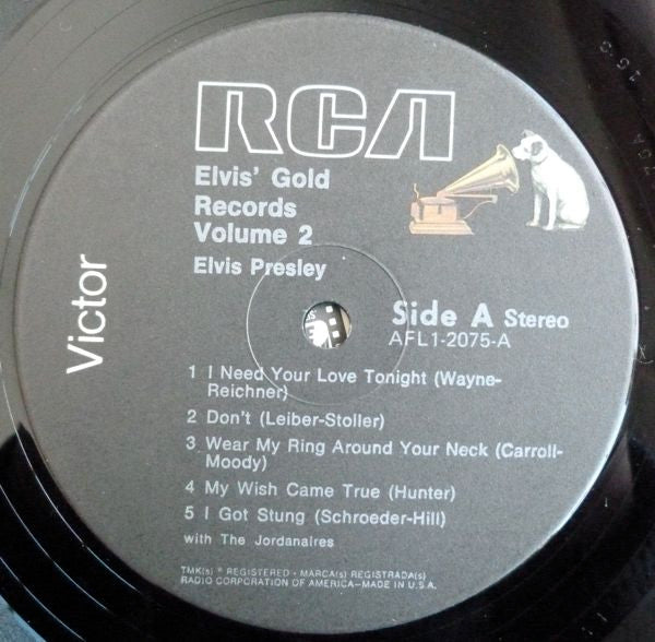 Elvis Presley – 50,000,000 Elvis Fans Can't Be Wrong (Elvis' Gold Records, Vol. 2) LP vinyl record, image 3 of 4