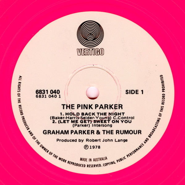 Graham Parker And The Rumour – The Pink Parker 12" vinyl record, image 3 of 6
