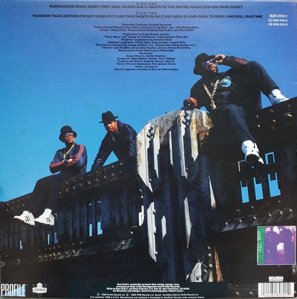 Run-DMC – Tougher Than Leather LP vinyl record, image 2 of 4