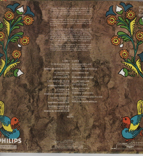 Various – Música Mexicana Vol. 1 LP vinyl record, image 2 of 6