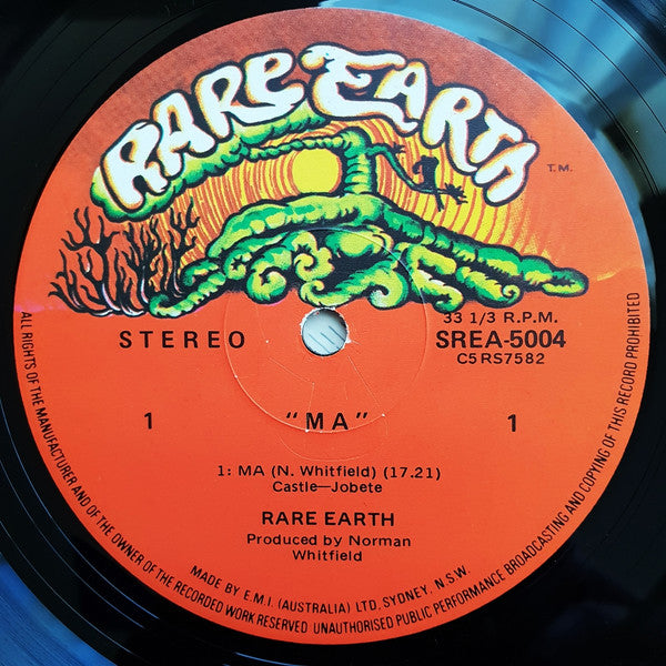 Rare Earth – Ma LP vinyl record, image 3 of 4