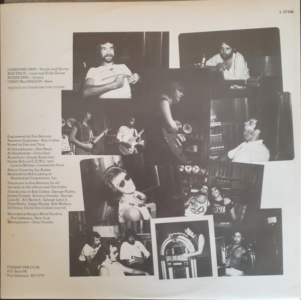 Foghat – Boogie Motel LP vinyl record, image 3 of 6