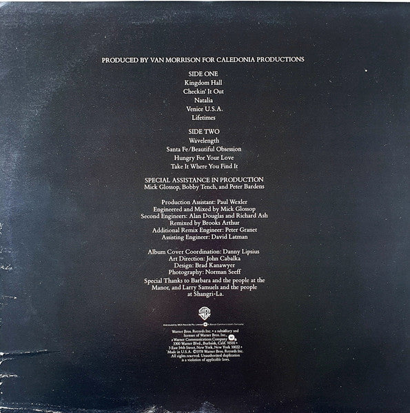 Van Morrison – Wavelength LP vinyl record, image 2 of 6