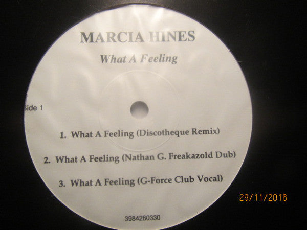 Marcia Hines – What A Feeling 12" vinyl record, image 2 of 3