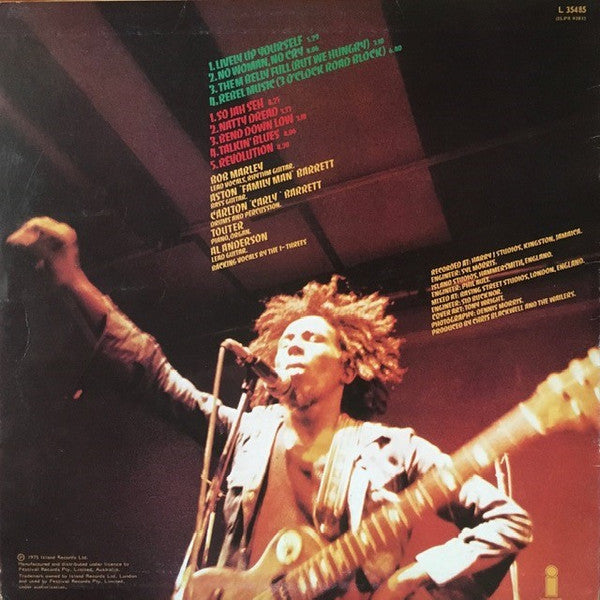 Bob Marley & The Wailers – Natty Dread LP vinyl record, image 2 of 6