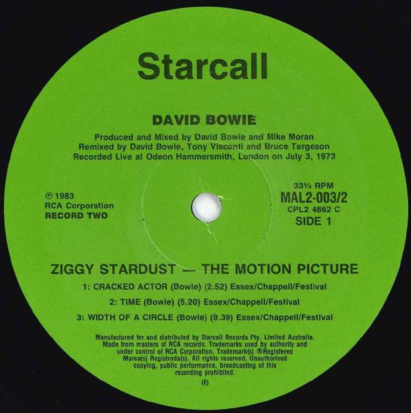 David Bowie – Ziggy Stardust - The Motion Picture (2xLP) LP vinyl record, image 6 of 7
