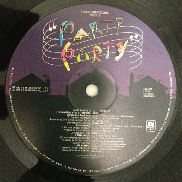 Various – Party Party (Original Motion Picture Soundtrack) LP vinyl record, image 5 of 6