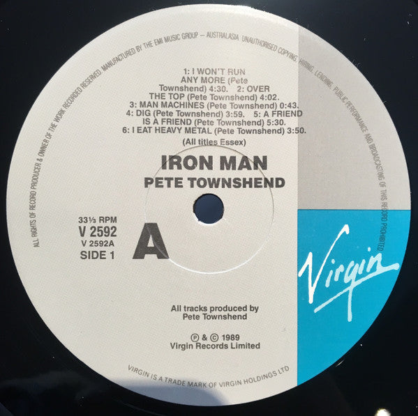 Pete Townshend – The Iron Man (The Musical By Pete Townshend) LP vinyl record, image 3 of 4