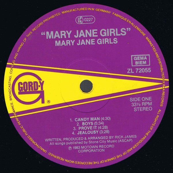 Mary Jane Girls – Mary Jane Girls LP vinyl record, image 2 of 3