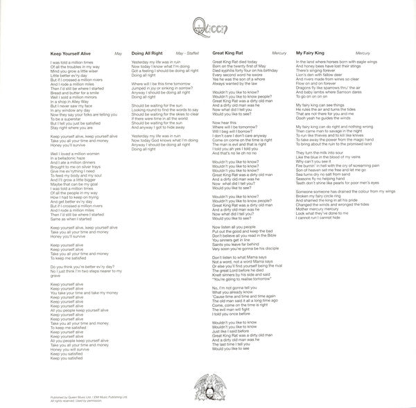 Queen – Queen LP vinyl record, image 5 of 8