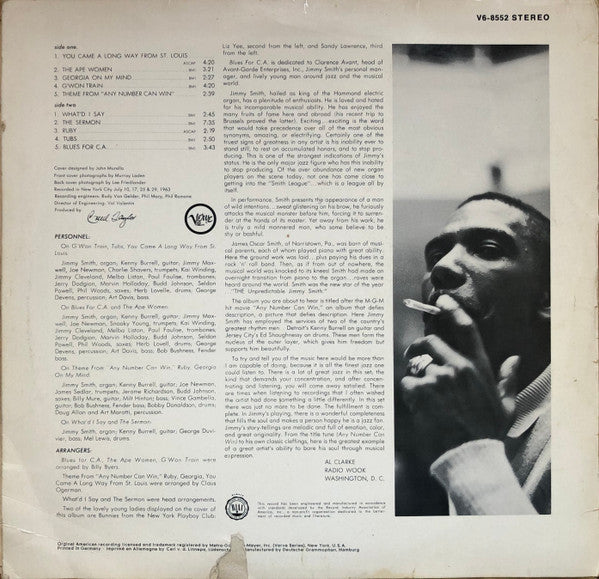 Jimmy Smith – Any Number Can Win LP vinyl record, image 2 of 10