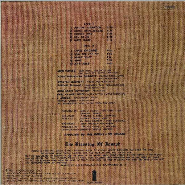 Bob Marley & The Wailers – Rastaman Vibration LP vinyl record, image 2 of 4