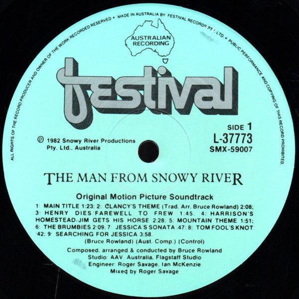 Bruce Rowland – The Man From Snowy River (Original Motion Picture Soundtrack) LP vinyl record, image 4 of 5