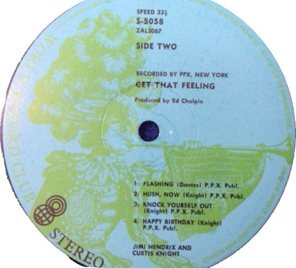 Jimi Hendrix, Curtis Knight – Get That Feeling LP vinyl record, image 3 of 4