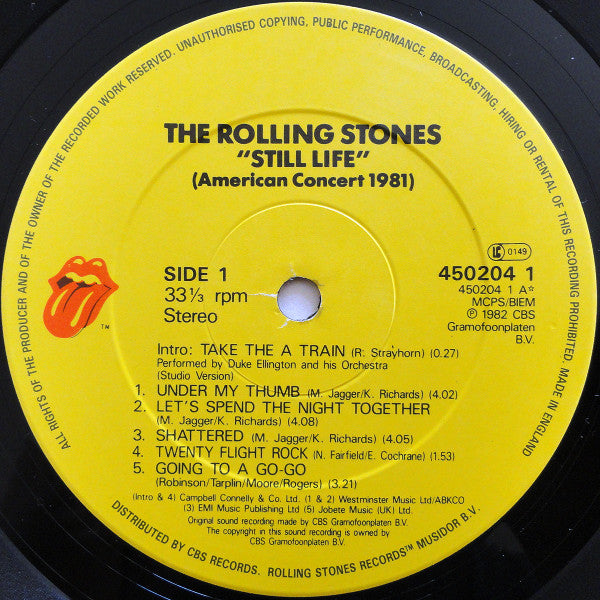 The Rolling Stones – Still Life (American Concert 1981) LP vinyl record, image 3 of 8