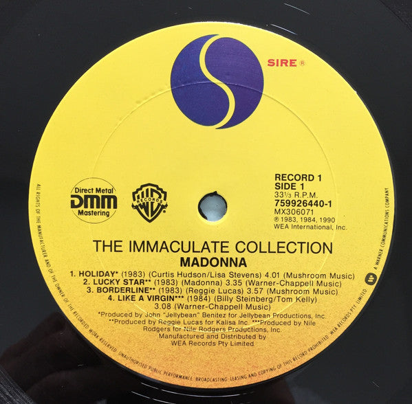 Madonna – The Immaculate Collection (2xLP) LP vinyl record, image 4 of 10