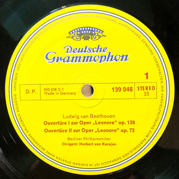 Ludwig van Beethoven, Berliner Philharmoniker, Herbert von Karajan – Sämtliche Ouvertüren · Complete Overtures (2xLP) LP vinyl record, image 5 of 8