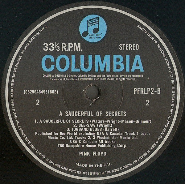 Pink Floyd – A Saucerful Of Secrets LP vinyl record, image 4 of 7
