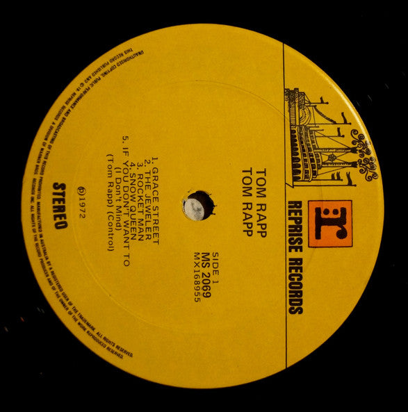 Tom Rapp – Familiar Songs LP vinyl record, image 3 of 4