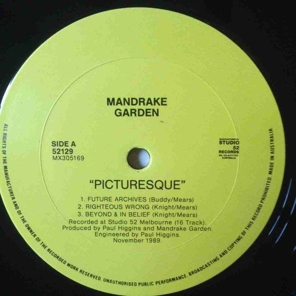 Mandrake Garden – Picturesque 12" vinyl record, image 4 of 5