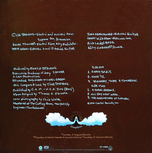 Atmospheres, Clive Stevens & Friends – Atmospheres Featuring Clive Stevens & Friends LP vinyl record, image 2 of 4