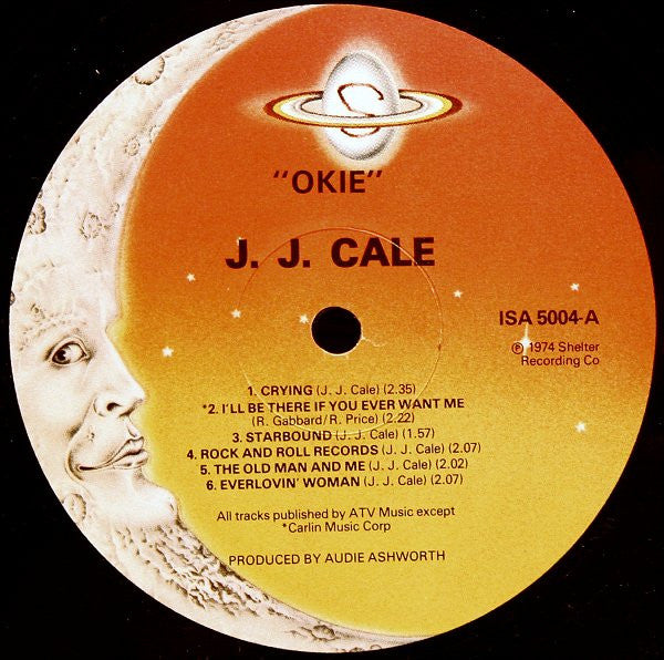 J.J. Cale – Okie LP vinyl record, image 3 of 4