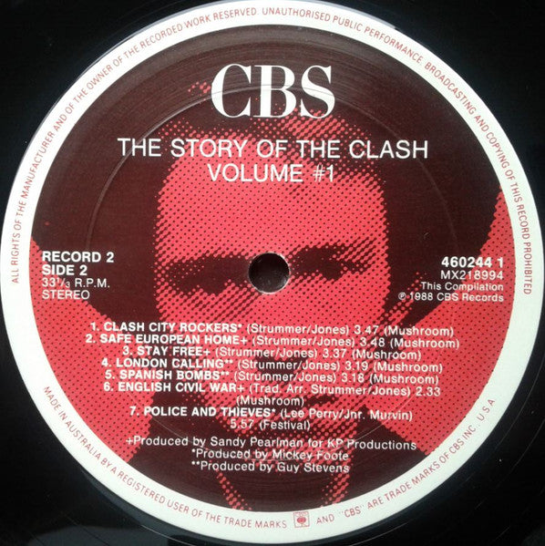 The Clash – The Story Of The Clash (Volume 1) (2xLP) LP vinyl record, image 10 of 10