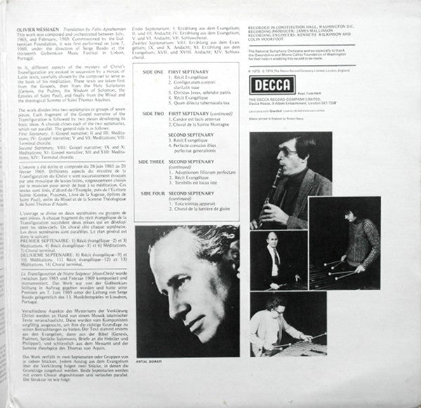 Olivier Messiaen – La Transfiguration De Notre Seigneur Jésus-Christ (2xLP) LP vinyl record, image 4 of 10
