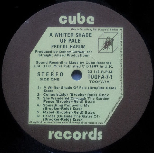 Procol Harum – A Whiter Shade Of Pale / A Salty Dog LP vinyl record, image 6 of 9