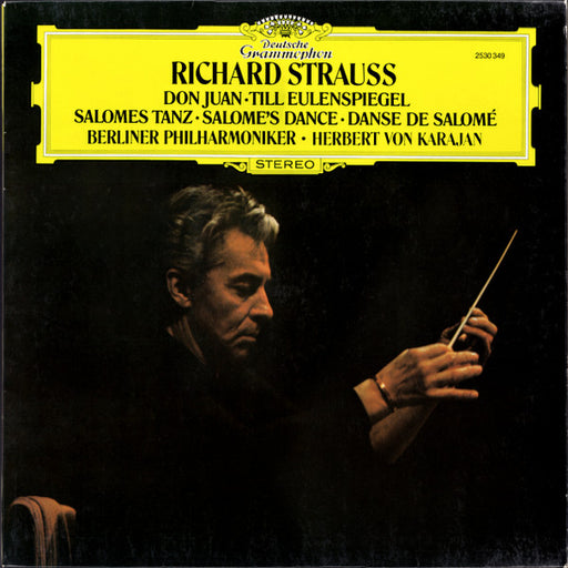 Richard Strauss, Berliner Philharmoniker, Herbert von Karajan – Don Juan · Till Eulenspiegel · Salomes Tanz LP vinyl record, image 1 of 4