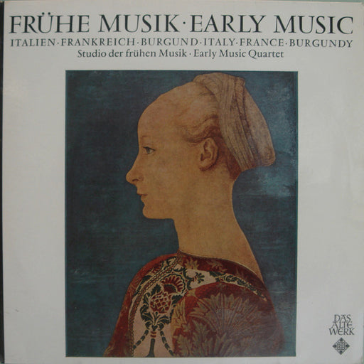 Studio Der Frühen Musik – Frühe Musik In Italien, Frankreich Und Burgund • Early Music In Italy, France And Burgundy LP vinyl record, image 1 of 4