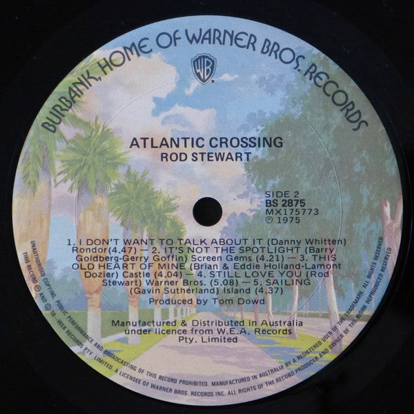 Rod Stewart – Atlantic Crossing LP vinyl record, image 6 of 6