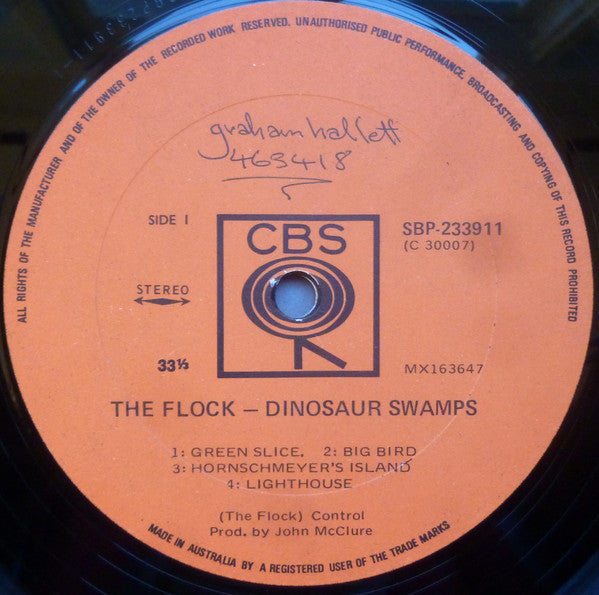 The Flock – Dinosaur Swamps LP vinyl record, image 3 of 4