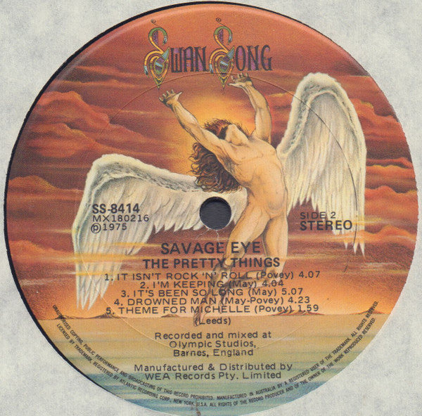 The Pretty Things – Savage Eye LP vinyl record, image 4 of 4