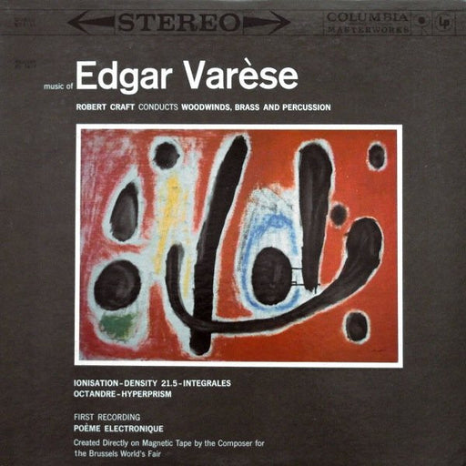 Edgard Varèse, Robert Craft, Columbia Symphony Orchestra – Music Of Edgar Varèse LP vinyl record, image 1 of 4