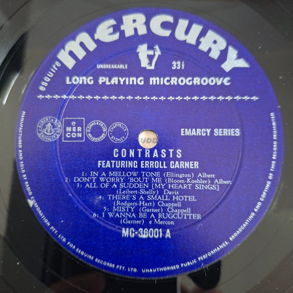 Erroll Garner – Contrasts LP vinyl record, image 4 of 4