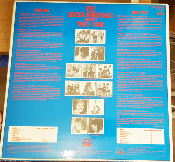 Various – The Decca Originals - Volume 2 - 1965-1969 LP vinyl record, image 2 of 4