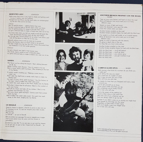 Ward & Johnson – Aweigh With Words LP vinyl record, image 4 of 10