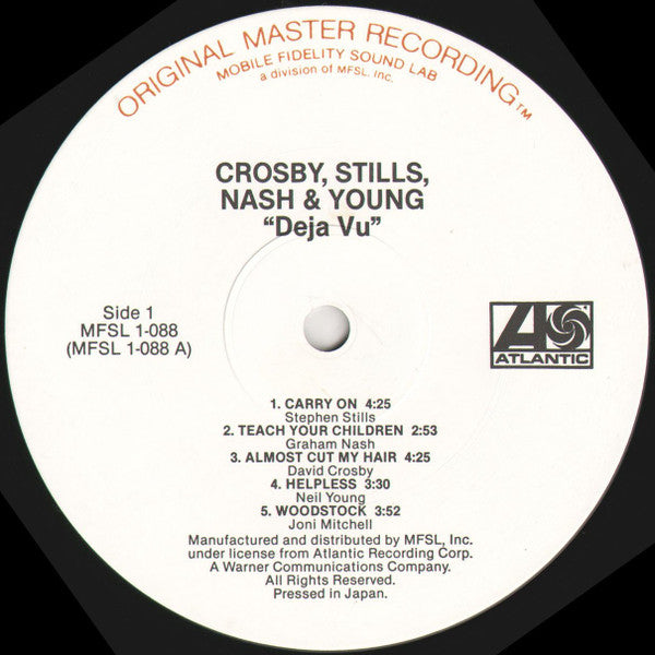 Crosby, Stills, Nash & Young – Déjà Vu LP vinyl record, image 4 of 6