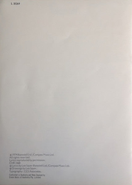 Leo Sayer – Just A Boy LP vinyl record, image 7 of 9