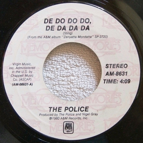 The Police – De Do Do Do, De Da Da Da / Don't Stand So Close To Me
