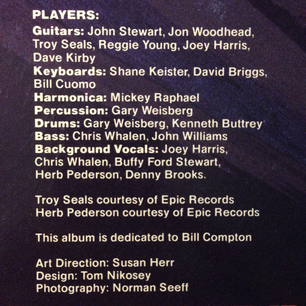 John Stewart – Fire In The Wind LP vinyl record, image 4 of 7