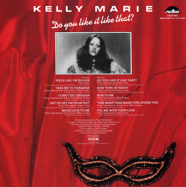 Kelly Marie – Do You Like It Like That? LP vinyl record, image 2 of 4